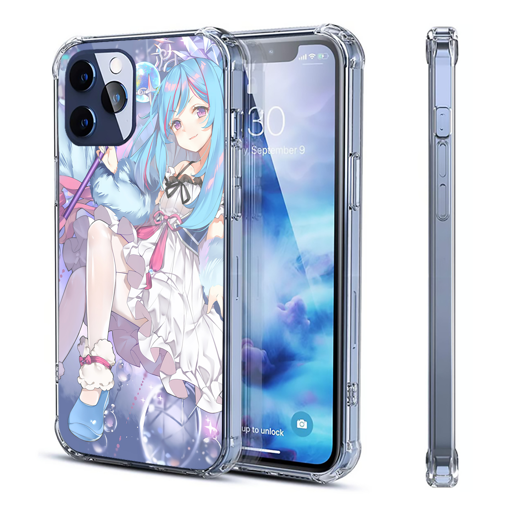 （画像用） 遊☆戯☆王 Yu-Gi-Oh! 【iPhone 12シリーズ対応】透明スマホケース（クリアソフトケース）